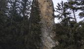 Randonnée Raquettes à neige Aussois - AUSSOIS monolithe de Sommières :aller - Photo 1