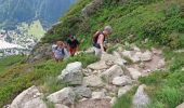 Randonnée Marche Vallorcine - MASSIF DES AIGUILLES ROUGES: LE LAC BLANC DEPUIS LE COL DES MONTETS - Photo 9