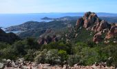 Tour Wandern Saint-Raphaël - Pk Col de Belle Barbe - Ravin Mal Infernet - Pic du Cap Roux - Grotte Saint Honorat - Ravin des Lentisques - Photo 4