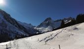 Tocht Ski randonnée Les Contamines-Montjoie - col de la Cigle  - Photo 4