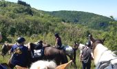 Trail Horseback riding Vaux-en-Bugey - rando Bugey j4 samedi - Photo 3