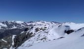 Tocht Ski randonnée Huez - tentative col de la pyramide et tricotage vers les lacs - Photo 4