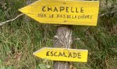 Tocht Stappen Thoard - THOARD . CHAPELLE S MADELEINE . CARRIERE DE GYPSE O L S - Photo 2