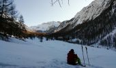 Tour Schneeschuhwandern Ceillac - CEILLAC  raquette  vallée du mélezet - Photo 4