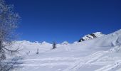 Tocht Sneeuwschoenen Montvalezan - vers le bec rouge - Photo 2