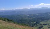 Tour Wandern La Chapelle-en-Vercors - serre plumé depuis carri par la bournette col de la baume grange de vauneyre col de la mure puis les cretes jusqu a pré bellet refuge de crobache lievre blanc scialet royer - Photo 4