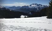 Tour Schneeschuhwandern Manigod - La Croix Colomban - Photo 4