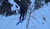 Percorso Sci alpinismo Cervières - Crêtes de la lauze ou voyage dans les entrailles de terre rouge - Photo 2