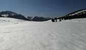Randonnée Raquettes à neige Glières-Val-de-Borne - rochers de lechaux - Photo 4