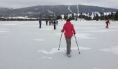 Randonnée Raquettes à neige Les Rousses - lac gèle des Rousses - Photo 3