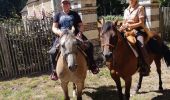Trail Horseback riding Saint-Léger-de-Rôtes - rando  equestre st leger de roste - Photo 7