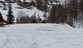 Excursión Raquetas de nieve Abriès-Ristolas - Le Roux- Valpréveyre  - Photo 4