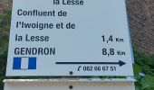 Tour Wandern Houyet - Gendron (les échelles) gare de Gendron par la Lesse et retour - Photo 1