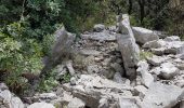 Trail Walking Laroque - Laroque - Avens, menhir - Rocher du Pin - Photo 5