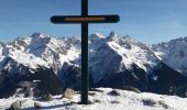 Tour Schneeschuhwandern Crêts-en-Belledonne - le Barioz -le Grand rocher - cret du poulet - Photo 1