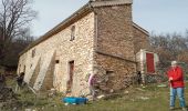 Trail Walking Châteauneuf-Val-Saint-Donat - les chabannes. les bories , le vieux village  de chateauneuf - Photo 3