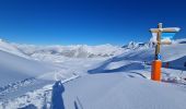 Randonnée Raquettes à neige La Plagne-Tarentaise - La Plagne Village, Col de la grande Forcle, Dou du Praz, La Bergerie, La Plagne Village. - Photo 2