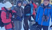 Randonnée Raquettes à neige Les Rousses - Noirmont et mont Sala Suisse - Photo 11