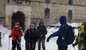 Tour Schneeschuhwandern Les Rousses - Gites Chagny. Fort des Rousses  - Photo 6