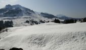 Randonnée Raquettes à neige Le Grand-Bornand - le roc des tours - Photo 2