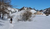 Trail Snowshoes Vars - Fontbonne Cabane de l'Écuelle Refuge Napoléon  - Photo 13