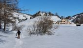 Percorso Racchette da neve Vars - Fontbonne Cabane de l'Écuelle Refuge Napoléon  - Photo 13