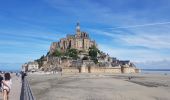 Percorso Marcia Le Mont-Saint-Michel - Le Mont St Michel,  Herbus, Sables, et Barrage de La Caserne. - Photo 10