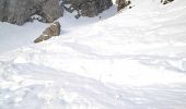 Trail Touring skiing Manigod - pointe Blonniere et retour couloir Coillu a Bordel - Photo 3
