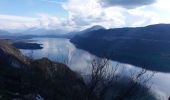 Trail Walking Entrelacs - MONT DE CORSUET: CHAMBOTTE - GROTTE DES FEES - MEYRIEUX (retour par les crêtes) - Photo 3