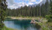 Tour Wandern Welschnofen - König Laurin Tour : Rosengarten et Karer See - Photo 11