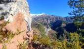 Trail Walking La Robine-sur-Galabre - 20191209_Passerelle Bès_Lame Facibelle_Belvédère Pas d'oiseaux  - Photo 10