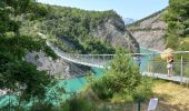 Randonnée Marche Treffort - Les passerelles himalayennes du lac Monteynard-Avignonnet - Photo 1