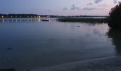 Randonnée V.T.C. Sanguinet - Sanguinet-Le lac à la tombée de la nuit - Photo 20