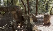 Tocht Stappen Cabasse - Trou des fées,Notre Dame du Glaive et le Dolmen de la Gastée - Photo 2