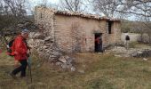 Trail Walking Châteauneuf-Val-Saint-Donat - les chabannes. les bories , le vieux village  de chateauneuf - Photo 2