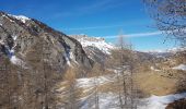 Tour Schneeschuhwandern Saint-Véran - Lac de la blanche a partir de st verran - Photo 6