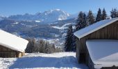 Excursión Raquetas de nieve Demi-Quartier - Montée chalet de la Vielle-Beauregard-la Ravine. Descente Fouettaz - Photo 5