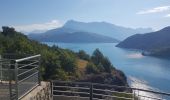 Tocht Elektrische fiets Chorges - le tour du lac de Serre Ponçon - Photo 5