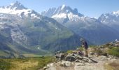 Tour Schneeschuhwandern Chamonix-Mont-Blanc - Test Aiguille des Posettes Cap Nord  - Photo 8