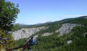 Trail Mountain bike Chaudon-Norante - Grande Traversée des PréAlpes à VTT : Col de Pierre Basse - La Bâtie Neuve (Maison forestière ruinée) - Photo 3