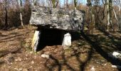 Randonnée Marche Limogne-en-Quercy - Lac Aurié et dolmen - Photo 2
