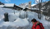 Tour Schneeschuhwandern Acceglio - maira village de chiavetta - Photo 4
