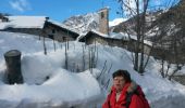 Randonnée Raquettes à neige Acceglio - maira village de chiavetta - Photo 3