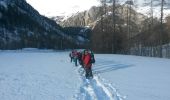 Tour Schneeschuhwandern Acceglio - maira village de chiavetta - Photo 1