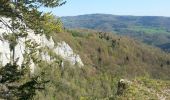 Randonnée Course à pied Chamesol - grotte du château des roches - Photo 6