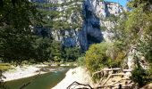 Randonnée Marche Vallon-Pont-d'Arc - Vallon-Pont-d'Arc - Gorges de l'Ardèche de Chames au Gué de Charmassonnet AR - 9.9km 360m 3h05 - 2014 09 13 - Photo 5