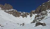 Trail Snowshoes Le Monêtier-les-Bains - Au dessus de l'Alpe du Lauzet - Photo 2