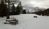 Tour Schneeschuhwandern Montgenèvre - Le vallon des baisses - Photo 1