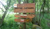 Tour Wandern Roquefixade - 02 - ROQUEFIXADE à MONTSEGUR -  Chemin des Bons-Hommes GR107 ou sentier cathare 367 - Photo 4