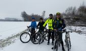 Tocht Mountainbike Saint-Clément - sortie vtt du 08012017 neige - Photo 5